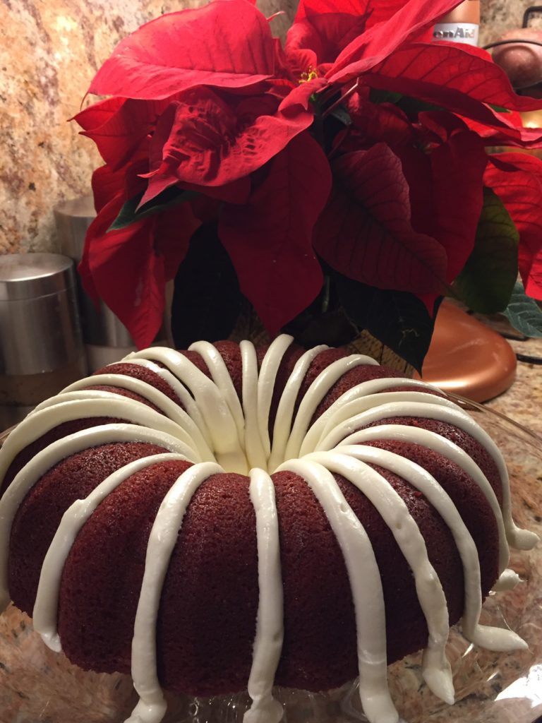 Red Velvet Bundt Cake-Holiday Baking Series