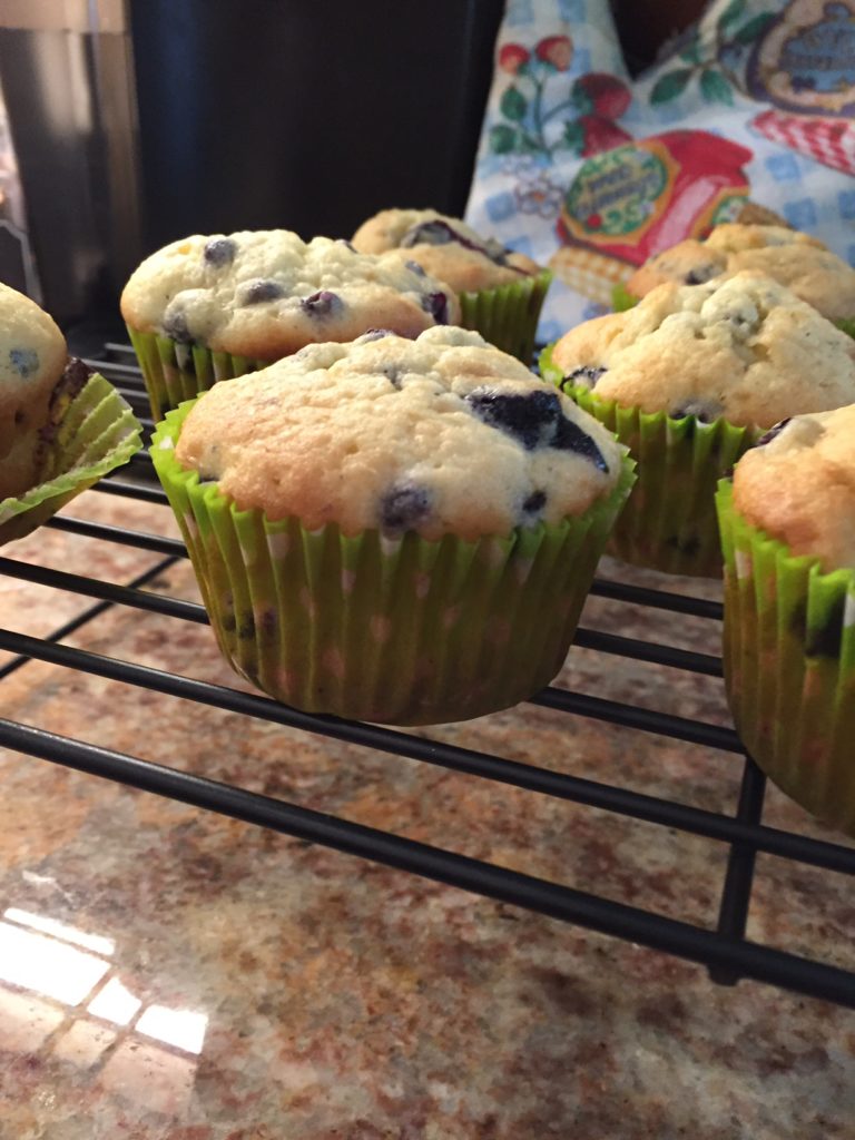 Semi-Homemade Blueberry Muffins