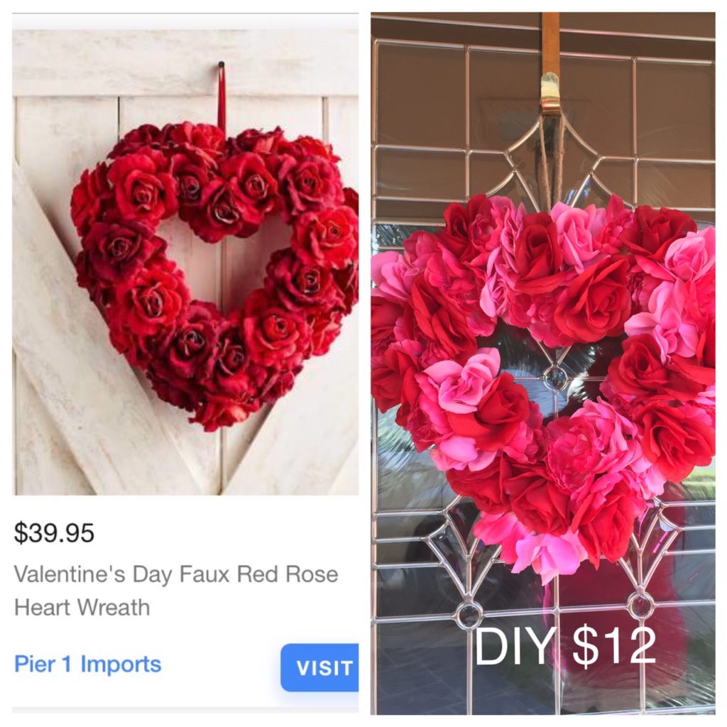 DIY Heart-Shaped Valentine’s Day Wreath!